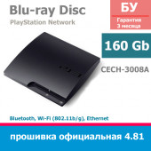 Консоль PlayStation 3 Slim 160Gb [CECH-3008A]
