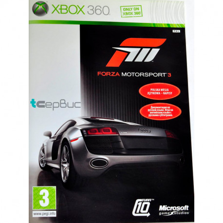 Microsoft Xbox 360  Forza MotorSport 3 [RUS SUB, PEGI 3+]